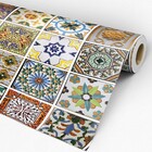 Papel De Parede Auto-adesivo Tema Pastilha E Azulejo Pppa-002
