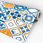 Papel De Parede Auto-adesivo Tema Pastilha E Azulejo Pppa-013