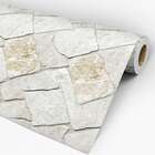 Papel De Parede Auto-adesivo Tema Pedras E Tijolos Pppe-052 -