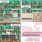 Papel De Parede Auto Adesivo Ursinho Fofo Infantil Verde Deco