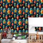 Papel De Parede Auto Colante Adesivo Infantil Brinquedos Colo