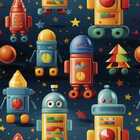 Papel De Parede Auto Colante Adesivo Infantil Brinquedos Colo