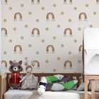 Papel De Parede Auto Colante Aquarela Clara Estrelas Decorati