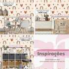 Papel De Parede Auto Colante Aquarela Clara Raposa Decorativa