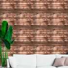 Papel De Parede Auto Colante Efeito Madeira Cinza Envelhecido