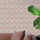 Papel De Parede Auto Colante Floral Delicado Rosas Decorativa