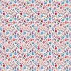 Papel De Parede Auto Colante Floral Margarida Azul Colorida V