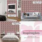 Papel De Parede Auto Colante Floral Moderno Delicado Colorido