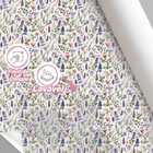 Papel De Parede Auto Colante Folhagem Roxa Planta Natural Viv