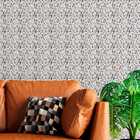 Papel De Parede Auto Colante Folhagem Roxa Planta Natural Viv