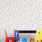 Papel De Parede Auto Colante Infantil Aquarela Clara Sol Colo