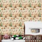 Papel De Parede Auto Colante Infantil Brinquedinho Fofo Decor