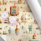 Papel De Parede Auto Colante Infantil Brinquedinho Fofo Decor