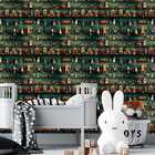 Papel De Parede Auto Colante Infantil Cidade De Brinquedo Ver