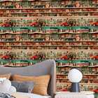 Papel De Parede Auto Colante Infantil Colorido Rosê Delicado