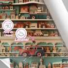 Papel De Parede Auto Colante Infantil Colorido Rosê Delicado