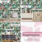 Papel De Parede Auto Colante Infantil Colorido Ursinho Fofo D