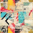 Papel De Parede Auto Colante Lambe Lambe Colagem Azul Rústico