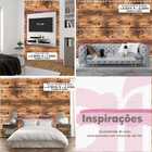 Papel De Parede Auto Colante Madeira Clara Demolição Rústica