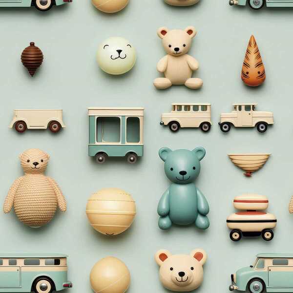 Papel De Parede Auto Colante Quarto Infantil Ursinho Fofo Dec