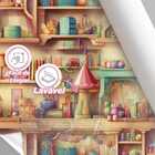 Papel De Parede Auto Colante Quarto Menina Rosa Briquedos Col