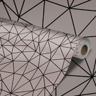 Papel De Parede Auto Colante Rosé Para Quarto Menina 6m