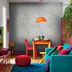 Papel De Parede Autocolante Adesivo Cimento Queimado Lavável