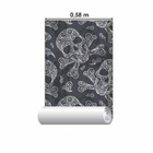 Papel De Parede Autocolante Caveiras 0317