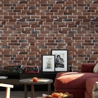 Papel De Parede Autocolante Para Quartos E Sala Estilo Tijolo