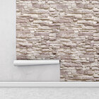 Papel De Parede Autocolante Pedras Canjiquinha Palito Em Tons