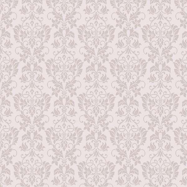 Papel De Parede Autocoloante Arabesco Em Tons Lilas E Cinza P