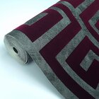 Papel De Parede Aveludado Geométrico Dk-0111 - 0,53x10m ( ± 3