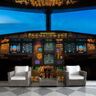 Papel De Parede Avião Cabine Piloto Sala Painel - 376pcp