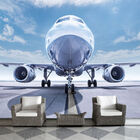 Papel De Parede Avião Turbina Viagem Sala Adesivo - 383pcm