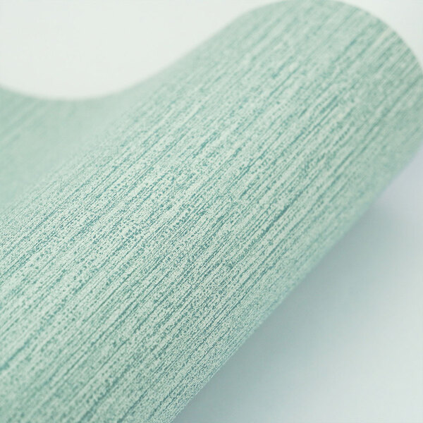 Papel De Parede Azul Texturizado Em Linho Lavável 4m²