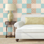 Papel De Parede Azulejo Abstrato 287344238