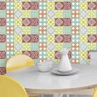 Papel De Parede Azulejo Abstrato 8830