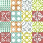 Papel De Parede Azulejo Abstrato 8830