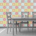 Papel De Parede Azulejo Abstrato 88830