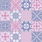 Papel De Parede Azulejo Abstrato Rosa 28908551