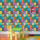 Papel De Parede Azulejo Carinhas 28581488