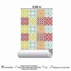 Papel De Parede Azulejo Estrela 1888300