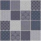 Papel De Parede Azulejo Geometrico 285419762