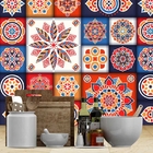 Papel De Parede Azulejo Mandala Indiana Namastê