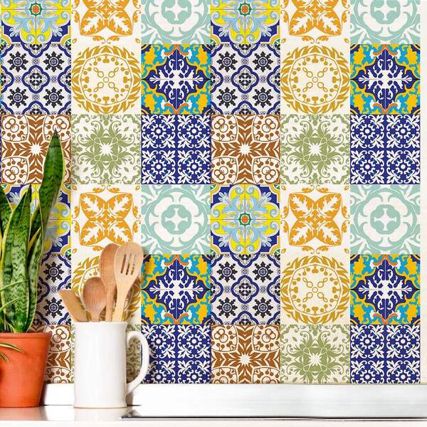 Papel De Parede - Azulejo - Modelo 10-60x300cm