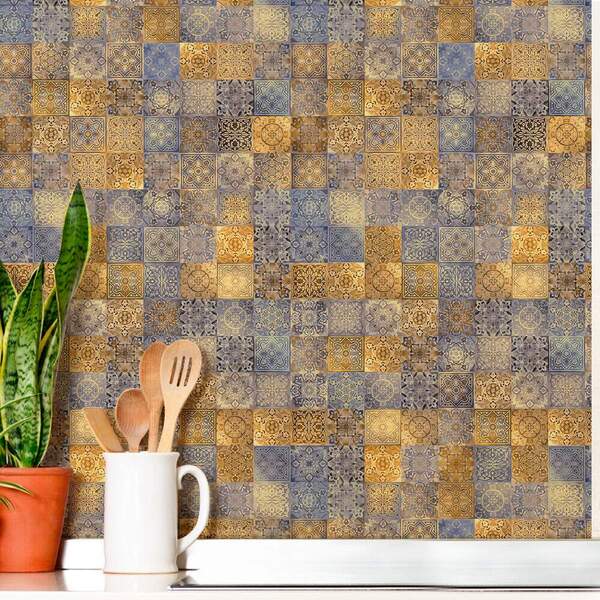 Papel De Parede - Azulejo - Modelo 45-60x300cm