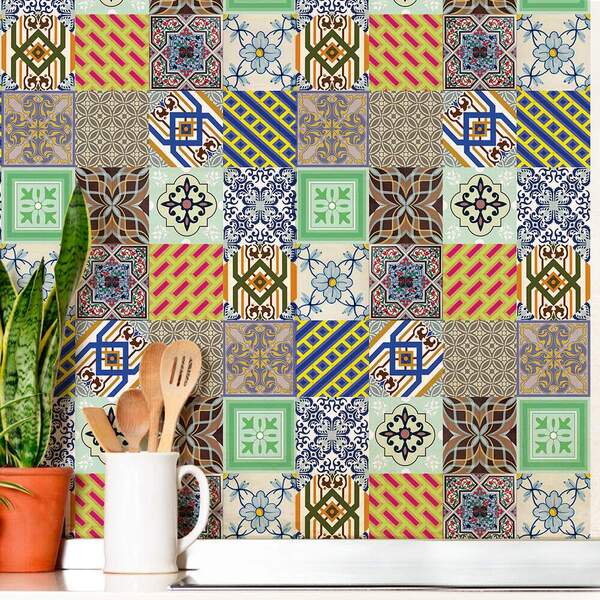 Papel De Parede - Azulejo - Modelo 9-60x300cm