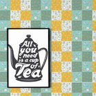 Papel De Parede Azulejo Xicara Bule Café 286448789