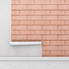 Papel De Parede Azulejos Português Tijolinho Bege E Nude Para