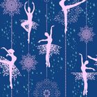Papel De Parede Bailarina Star Navy - 0 50 X 2 50 Metros